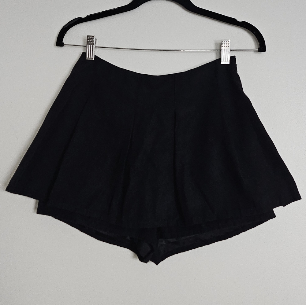 Rienda Gyaru Suede Skort Shorts